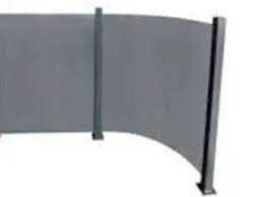 2 stk Buede Nordic Glashavehegn Røgfarvet 93x100 cm