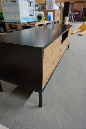 Seaford tv-bord Sort/vild eg B.140 x H.45 x D.40 cm 