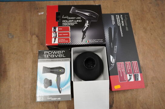 Frisør artikler HAIRGENE: Glattejern, føntørrer & rejseføntørrer