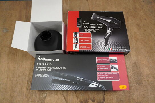 Frisør artikler HAIRGENE: Glattejern & føntørrer