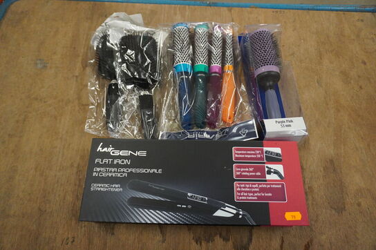 Frisør artikler HAIRGENE m.m.: Glattejern, hårbørster og fønbørster