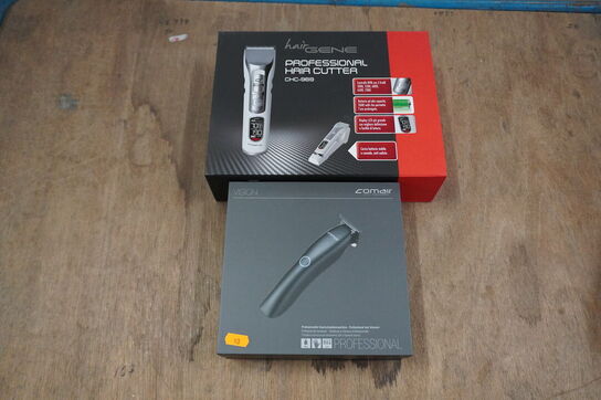 Frisør artikler HAIRGENE & COMAIR: Hårtrimmer CHC-969 og Vision hårtrimmer