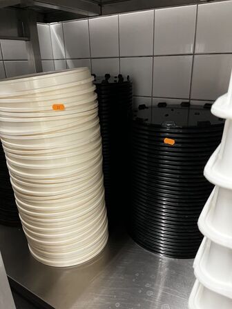 Hævekasse m. Pizzaforme