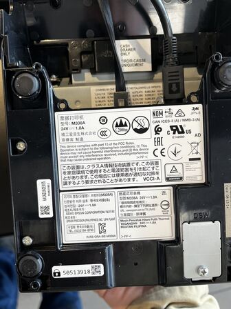 POS system m. Printer, kasse mm. ORACLE M338A