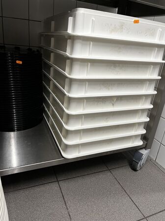 Hævekasse m. Pizzaforme