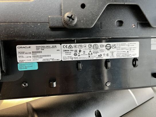 Skærm ORACLE EXPRESS STATION 4