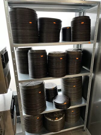 Pizzaforme BLANDET STØRRELSER