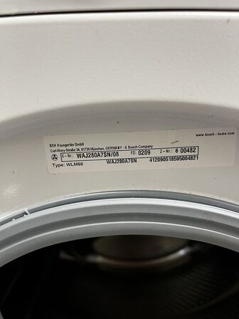 Vaskemaskine m. Kurv BOSCH WLM68