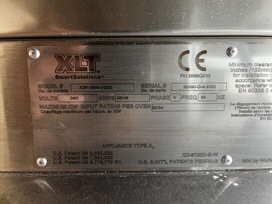 Dobbelt Pizzaovn XLT SMART SOLUTIONS X3H-3855-01283