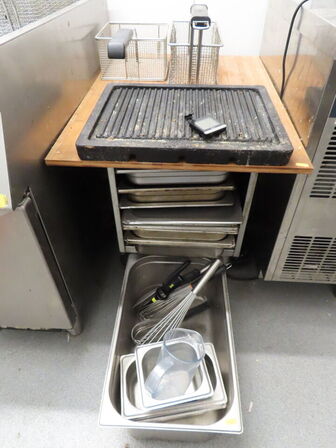 Afsætningsbord med indhold