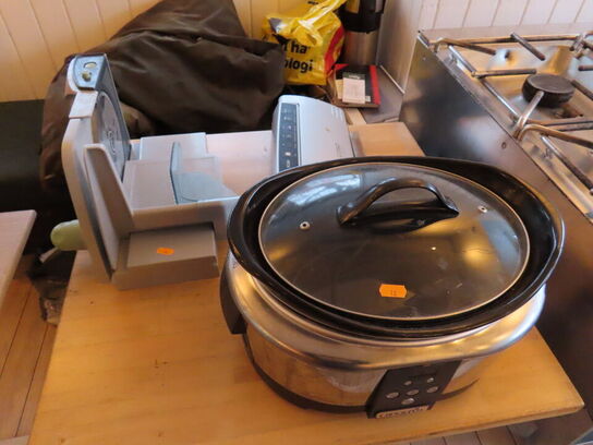 Slow Cooker, Laminator og Brødskære