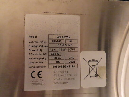 Kølerum, WKAF75N