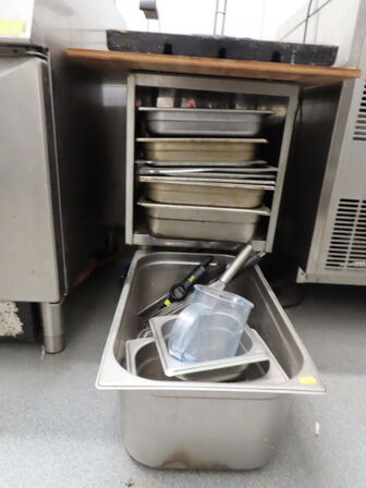 Afsætningsbord med indhold