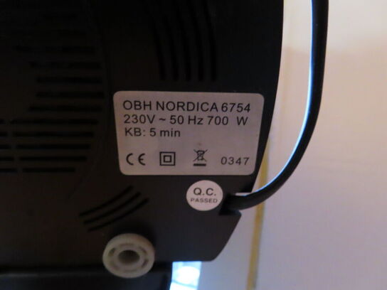 Juicer, OBH Nordica 6754