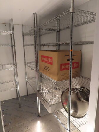 7 stk. fødevarereoler