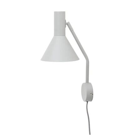 Frandsen lyss væglampe mat lysegrå(ubrugt)