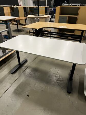 3 skriveborde, Højdejusterbart, IKEA