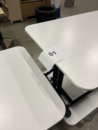 3 skriveborde, Højdejusterbart, IKEA