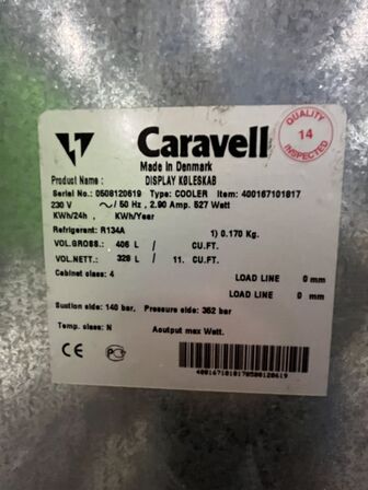 Køleskab, karavell