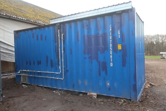 Stokerfyr i container KSM-Tuxedo 125 F-Auto