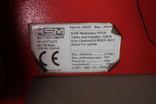 Stokerfyr i container KSM-Tuxedo 125 F-Auto