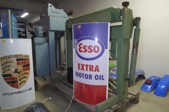 LED-lysskilt m/ESSO logo ca. 90x42cm 9W 230V