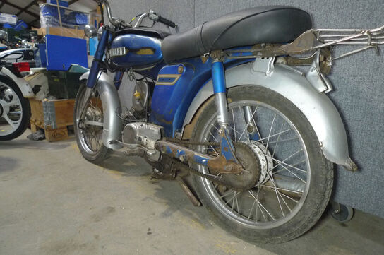 Knallert, Yamaha YB1 50ccm 4-gear drejeventilmotor MOMSFRI