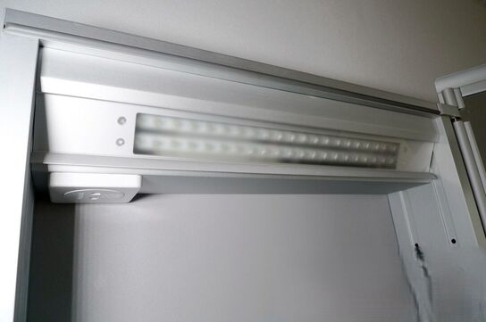 Spejlskab m/hylde og lys 50x70cm spejl