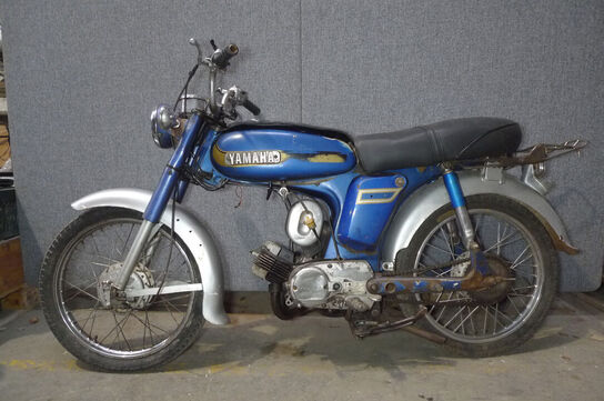 Knallert, Yamaha YB1 50ccm 4-gear drejeventilmotor MOMSFRI