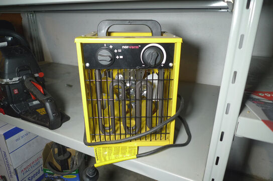 Varmeblæser, NorWarm 1000/2000W m/termostat 230V