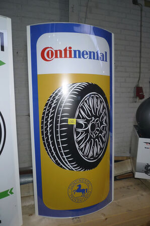 LED-lysskilt m/CONTINENTAL logo ca. 90x42cm 9W 230V
