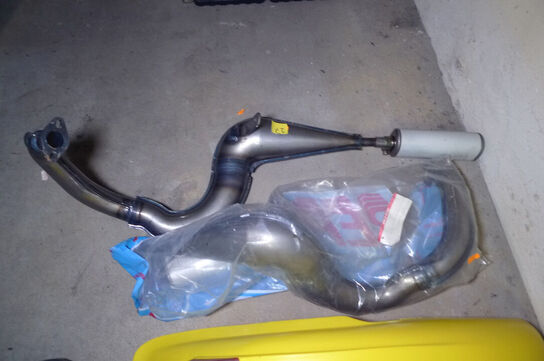 2 stk. knallert-udstødning, Garelli, Formuno