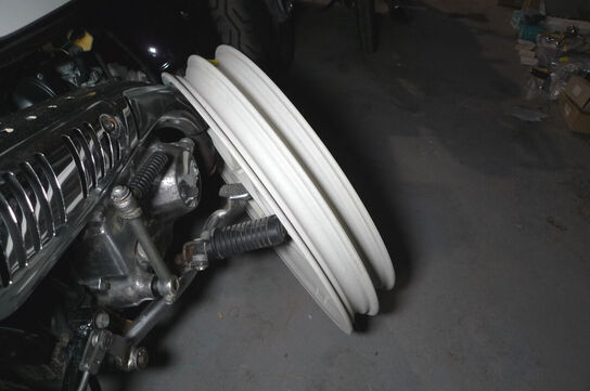 1 sæt alu-fælge t/PUCH Maxi, grundmalet