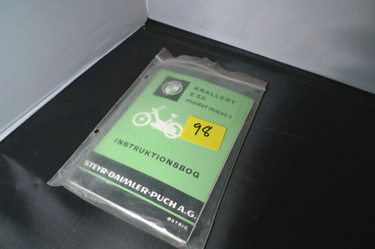 Original manual på dansk t/PUCH Maxi