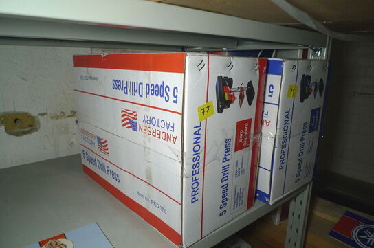 Søjleboremaskine, rød 350W 230V