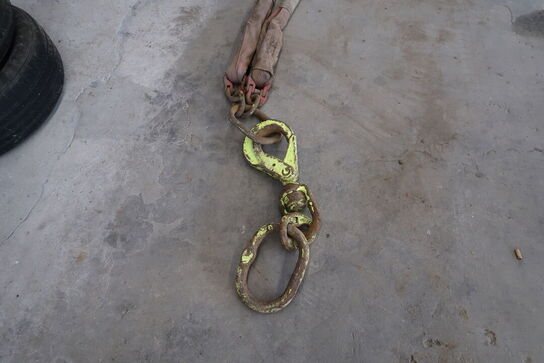 Løftestrop med div. Kroge og kæder