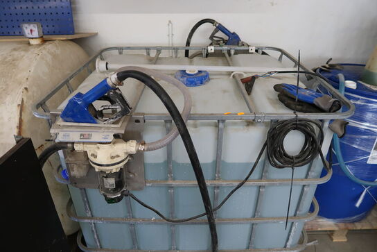 Palletank med adblue samt pumpesystem PIUSI