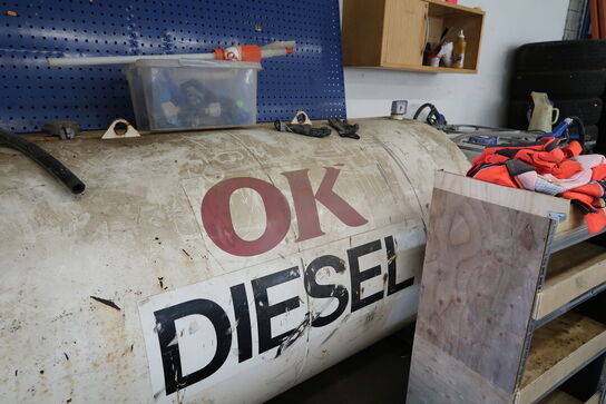 Dieseltank med pumpe WILTEC CYB600TI