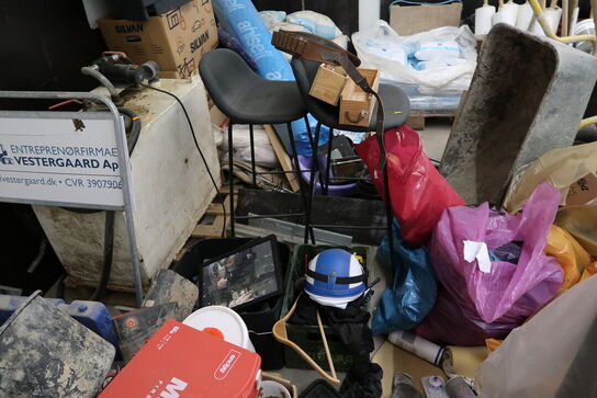 2 stk. kabeltromler, tov m.m.