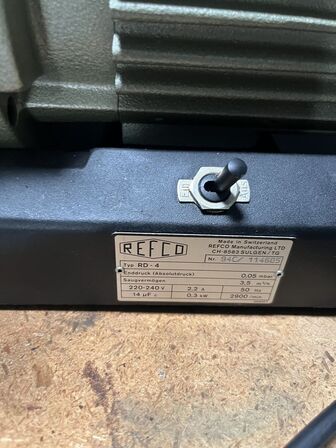 Vakumpumpe REFCO MANUFACTURING LTD Type RD-4