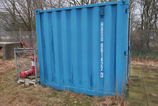 20' fods container HBSU 814223 m. indhold