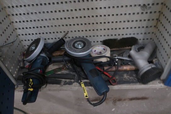 Div. Elektriskværktøj: vinkelsliber, nedstryger mv. 