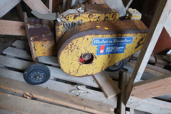  Mobil armeringsklipper/bukker  MUCHU BENDER Poul Toft Simonsen ApS
