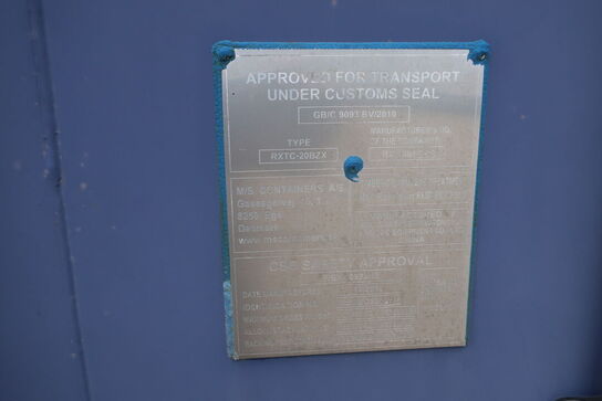 20' fods container ZHANGJIAGANG RIXIN TONGYUN LOGISTIC EQUIPMENT CO LTD RXTC-20BZX