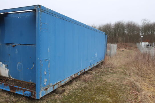 Mandskabscontainer m. indhold