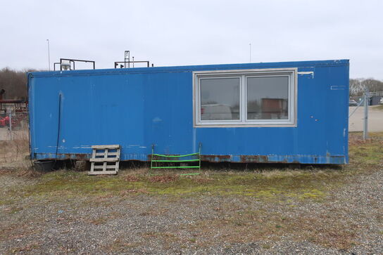 Mandskabscontainer m. indhold