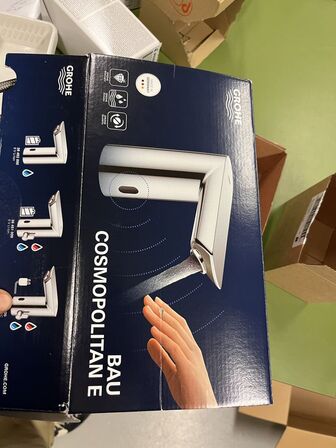 5 stk. Håndvaskarmatur  GROHE BAU COSMOPOLITAN E 6 V