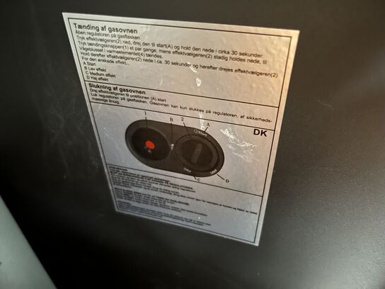 2 stk. Gasovn HEATMAX 9771 (UT-508GF)