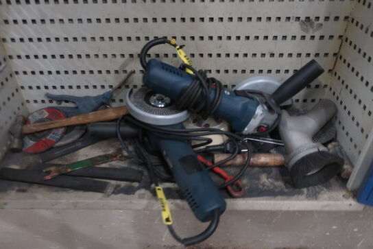 Div. Elektriskværktøj: vinkelsliber, nedstryger mv. 