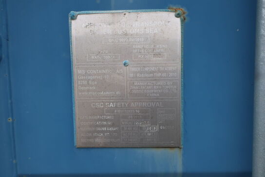 20' fods container ZHANGJIAGANG RIXIN TONGYUN LOGISTIC EQUIPMENT CO LTD RXTC20BZX